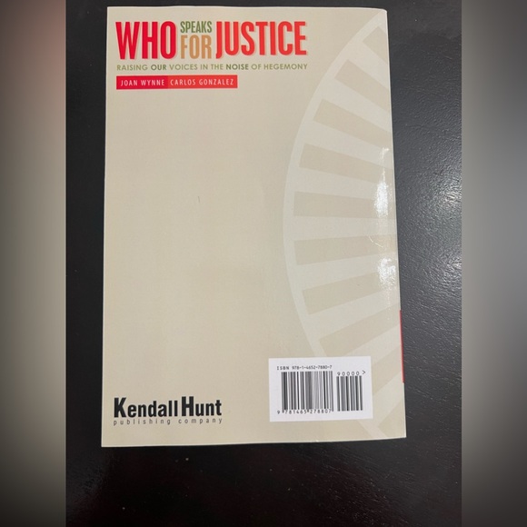 Who Speaks For Justice Paperback By Jain Wynne and Carlos Gonzalez - Picture 2 of 3